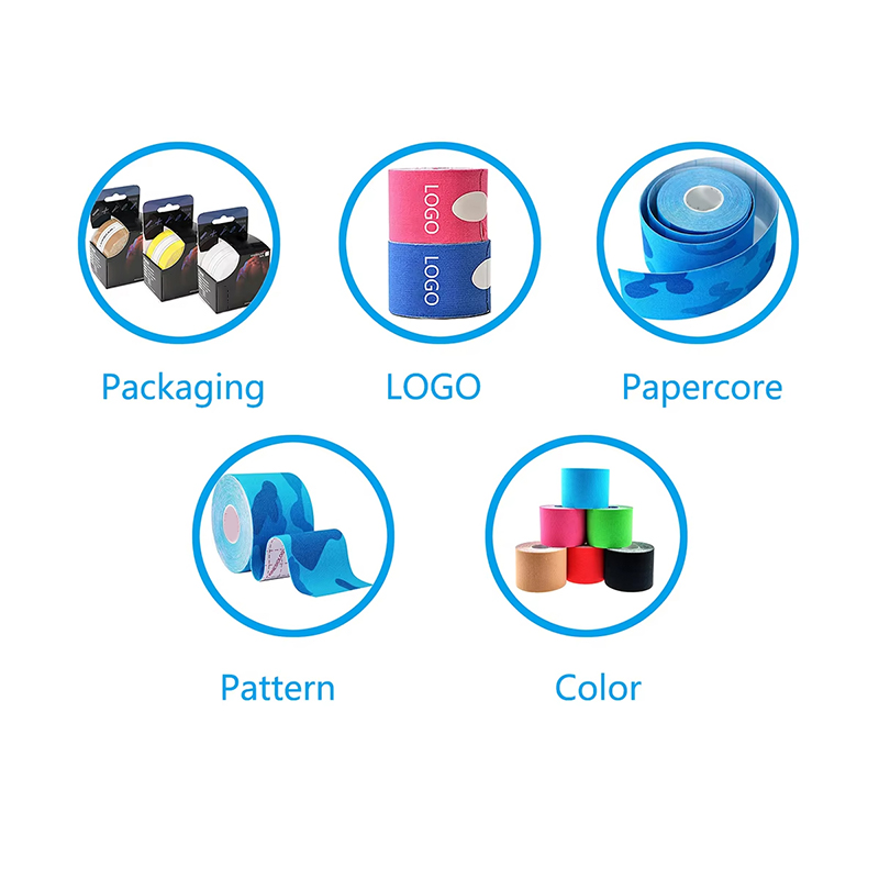 Precut Synthetic Kinesiology Tape for Physiotherapy Recovery