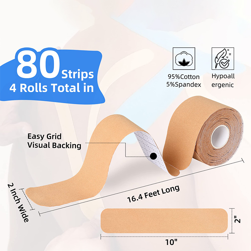 Pre-Cut Rayon Kinesiology Strips