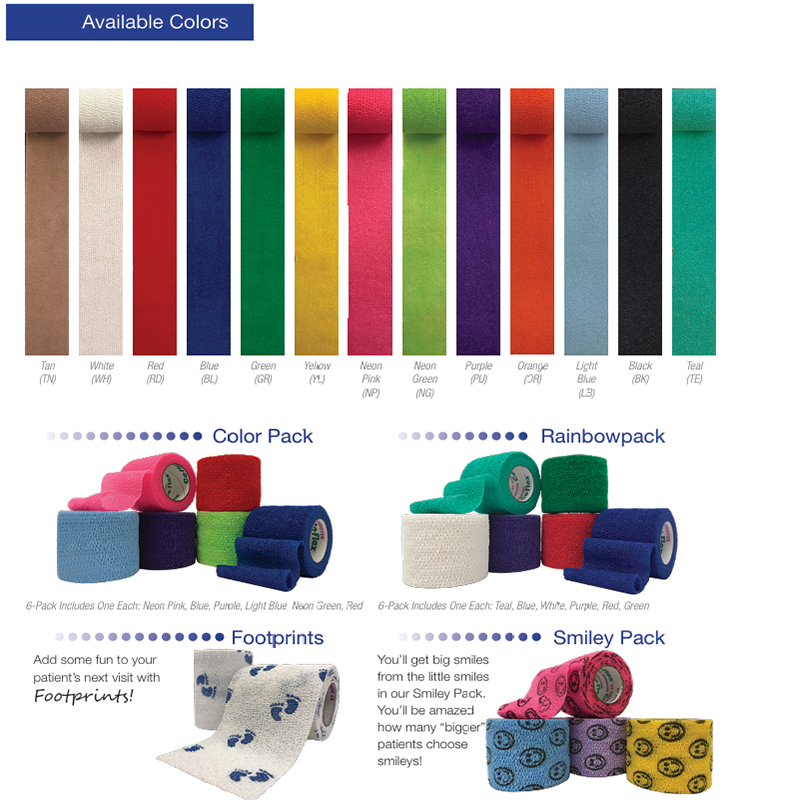 Cohesive Bandage – Self-Adherent, Easy Tear, Bulk Supply