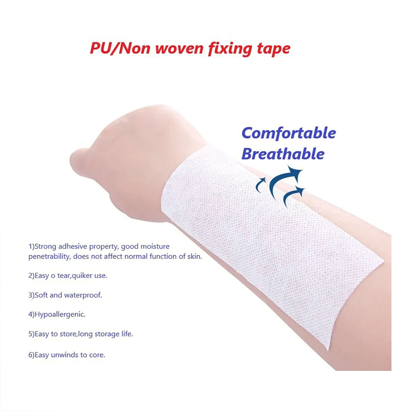 Hypoallergenic Transparent Medical Tape – Gentle Skin Adhesion for Sensitive Patients