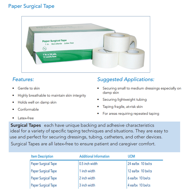 Medical Paper Tape Medical Adhesive Roll