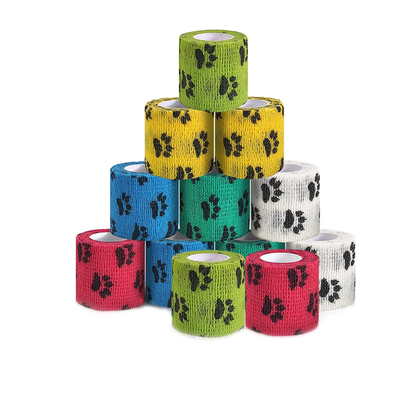 Veterinary Cohesive Bandage – Self-Adherent Easy Tear