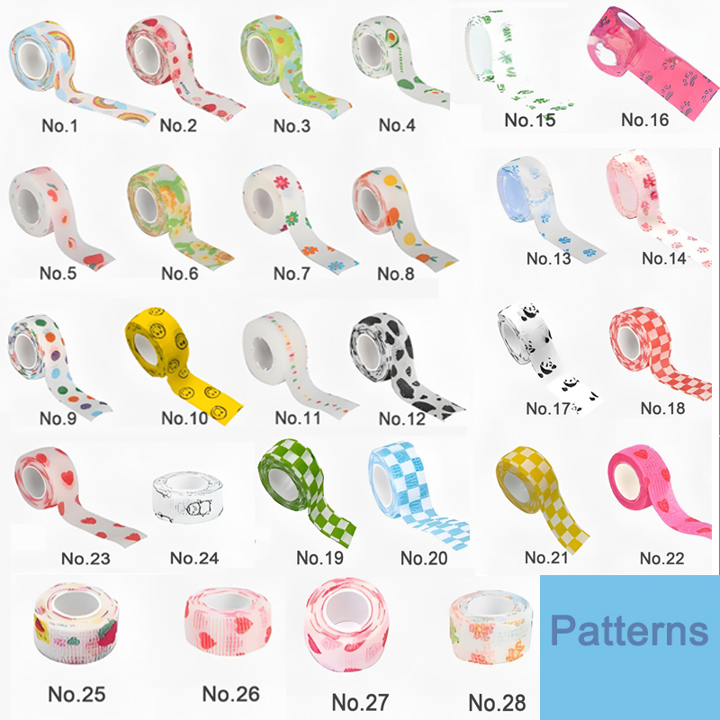 Printed Patterned Cohesive Elastic Bandage for Outdoor First Aid