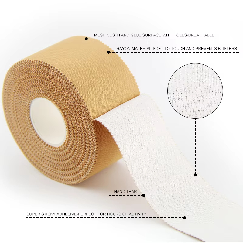 Zinc Oxide Rigid Strapping Tape 3.8cm x 13.7m Sports Injury Support