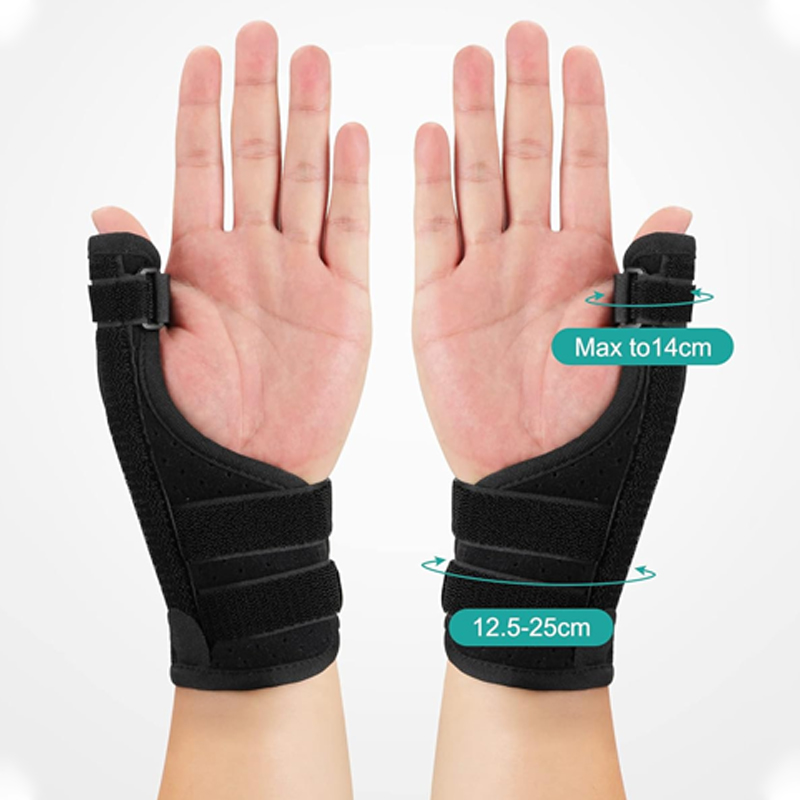 Finger Splint Hand and Wrist Brace Support Adjustable Locking Straightener
