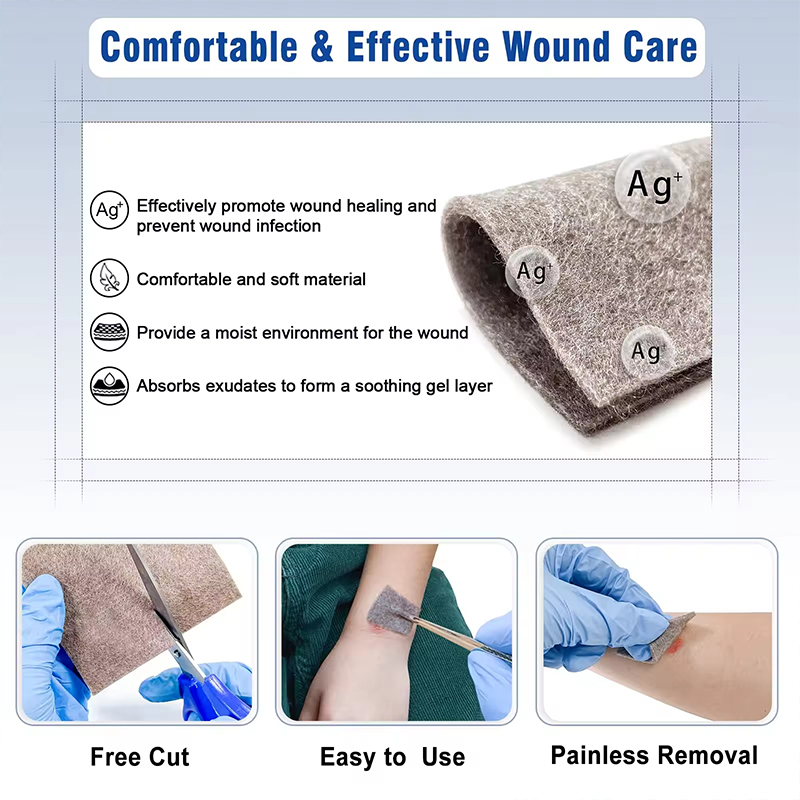 Silver-Infused Antibacterial Dressing for Infection Control
