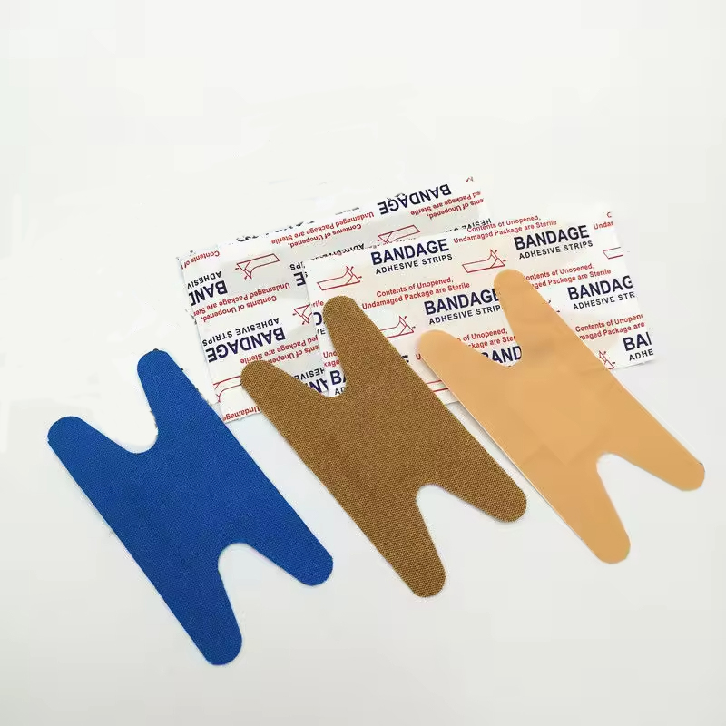  Waterproof and Elastic Fabric Mixed Knuckle Plaster Finger Bandages H and Wing Band-Aids
