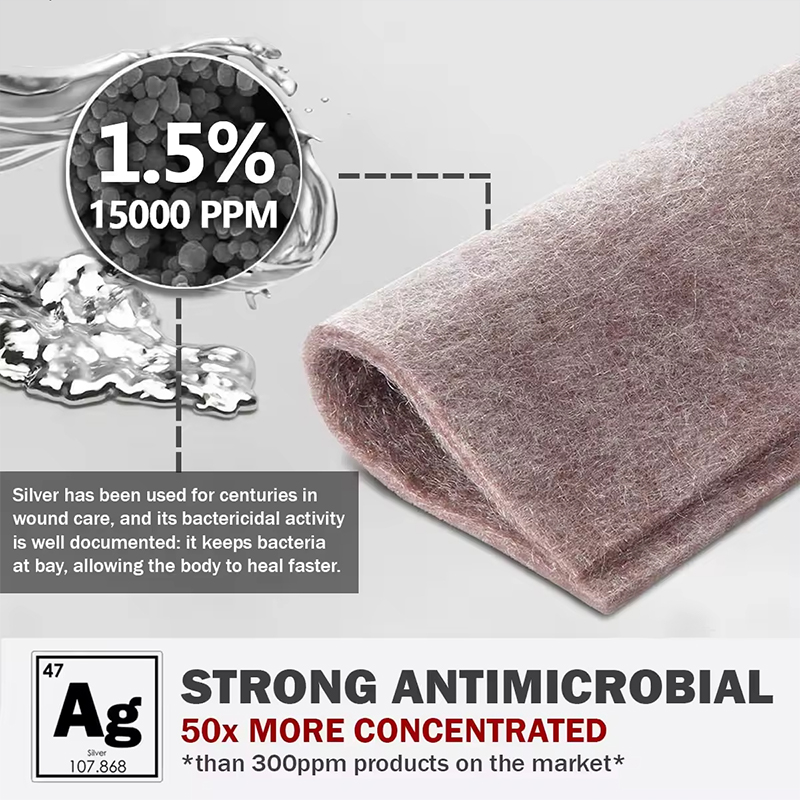 Silver-Infused Antibacterial Dressing for Infection Control