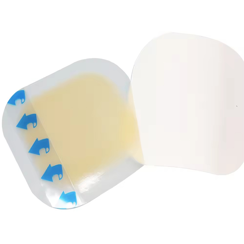 Hydrocolloid Wound Dressing Waterproof PU Backing Bordered Hydrocolloid