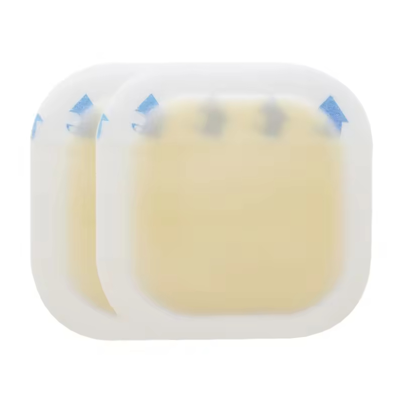 Hydrocolloid Wound Dressing Waterproof PU Backing Bordered Hydrocolloid