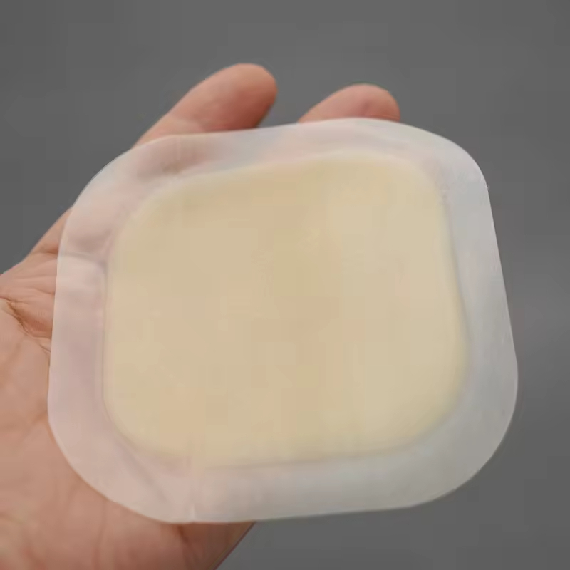 Hydrocolloid Wound Dressing Waterproof PU Backing Bordered Hydrocolloid