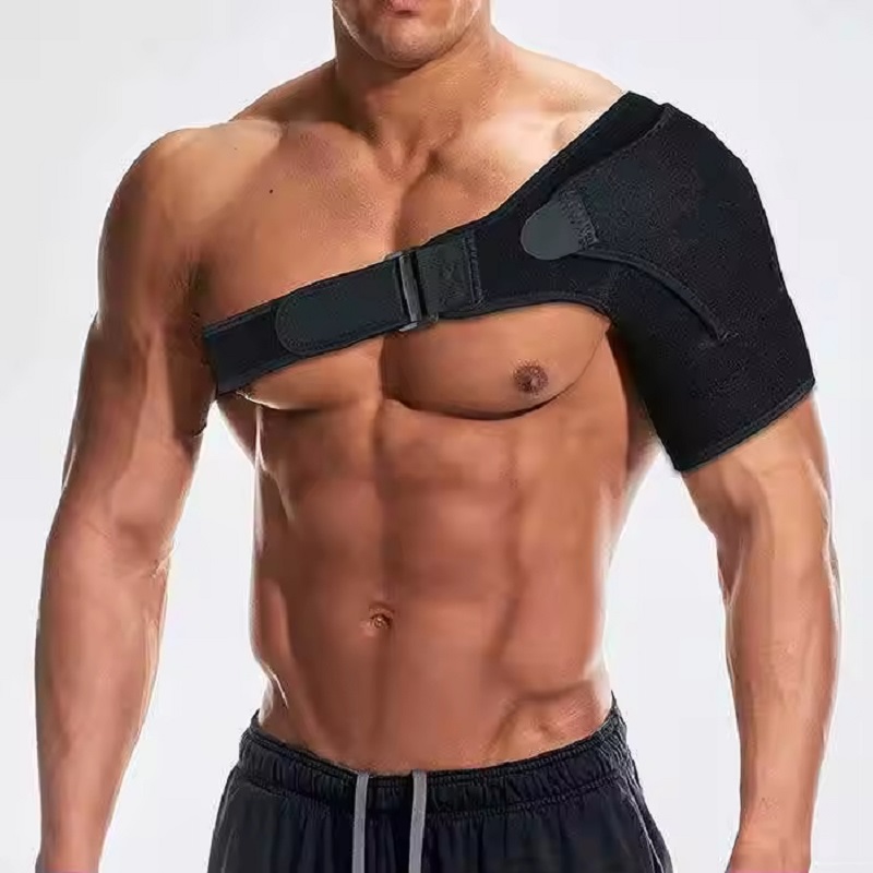 Adjustable Neoprene Compression Back Shoulder Brace with Strap