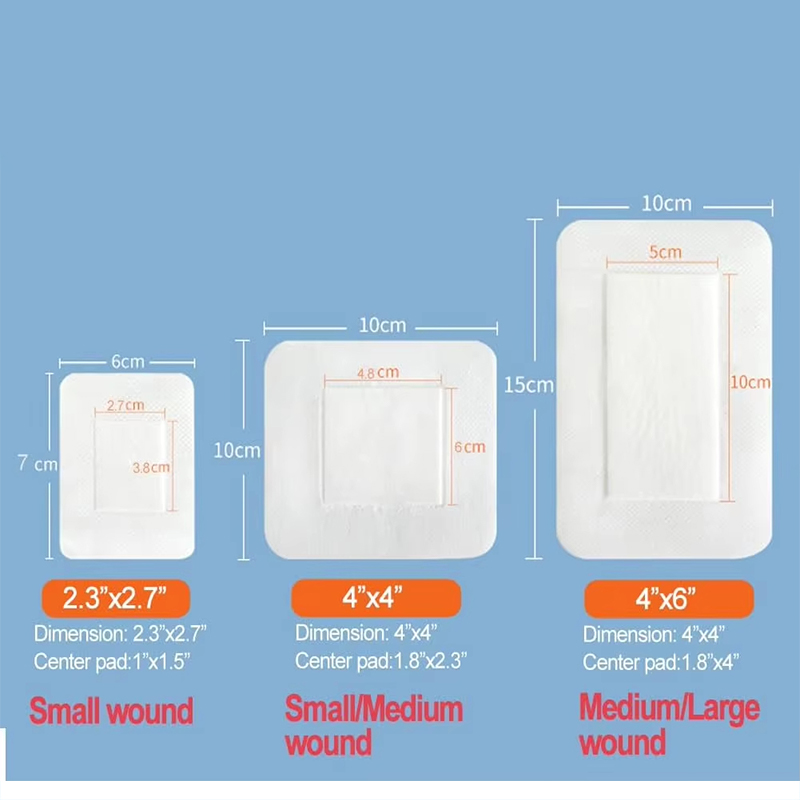 Sterile Non-Adherent Dressing Pad Bordered for Post-Surgical Wound Protection
