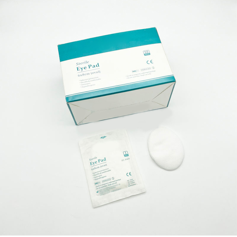 Cotton Eye Pads Sterile for Post-Operative Protection