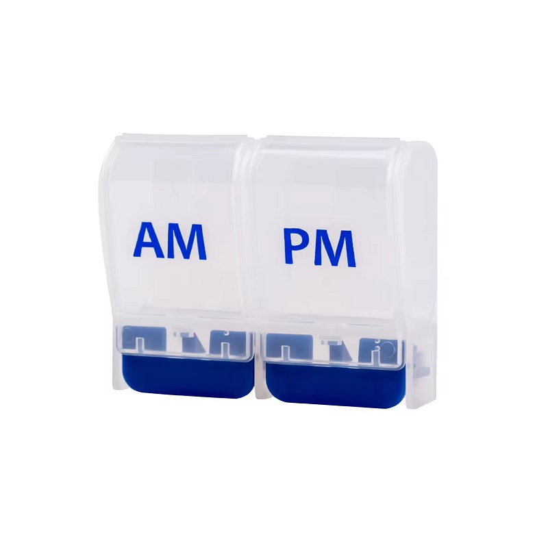 AM PM Pill Box Weekly Pill Organizer 2 Times a Day Pill Box 2 Compartment