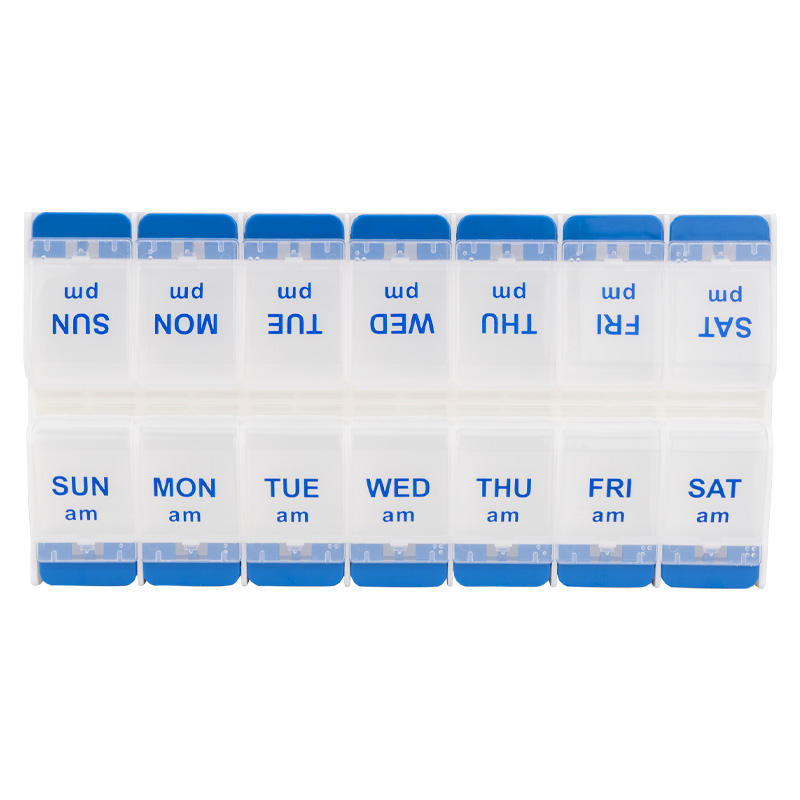 Child-Resistant Monthly Pill Organizer 28-31 compartments child-proof closures