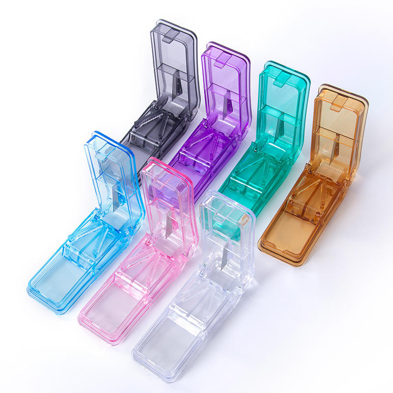 Plastic Manual Pill Splitter Tablet Cutter 