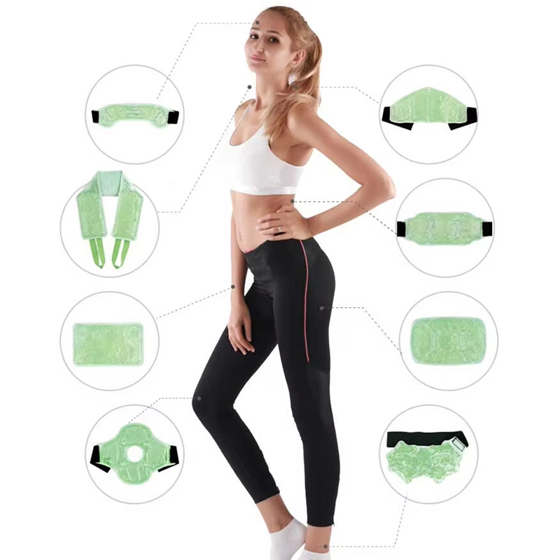 Reusable Hot&Cold Therapy Pad Gel Bead Ice Cooling Pack Bag