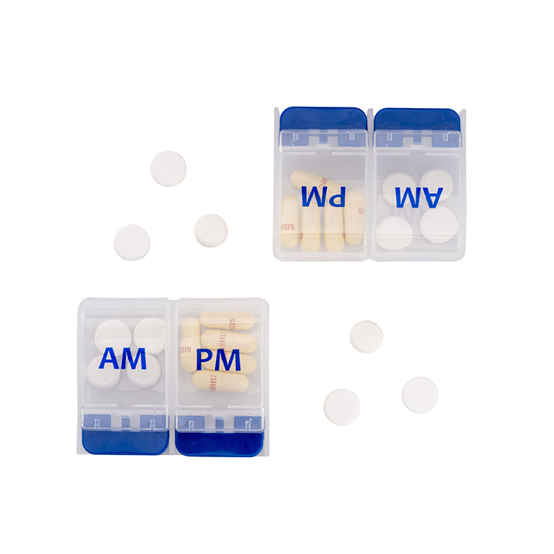 AM PM Pill Box Weekly Pill Organizer 2 Times a Day Pill Box 2 Compartment