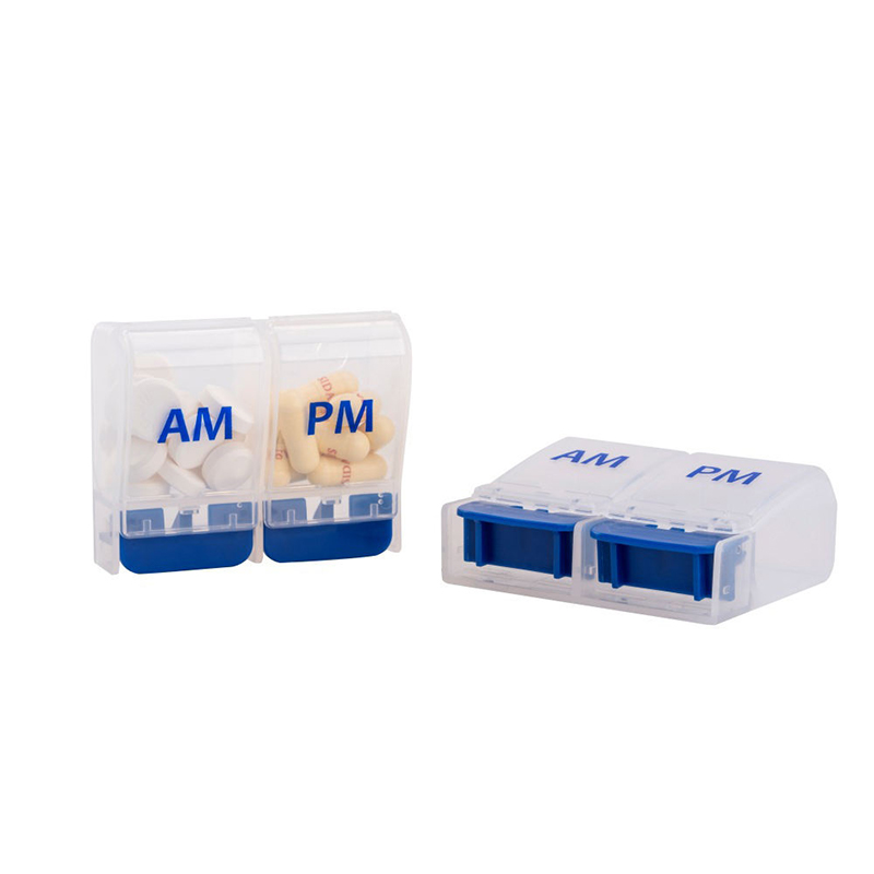 AM PM Pill Box Weekly Pill Organizer 2 Times a Day Pill Box 2 Compartment