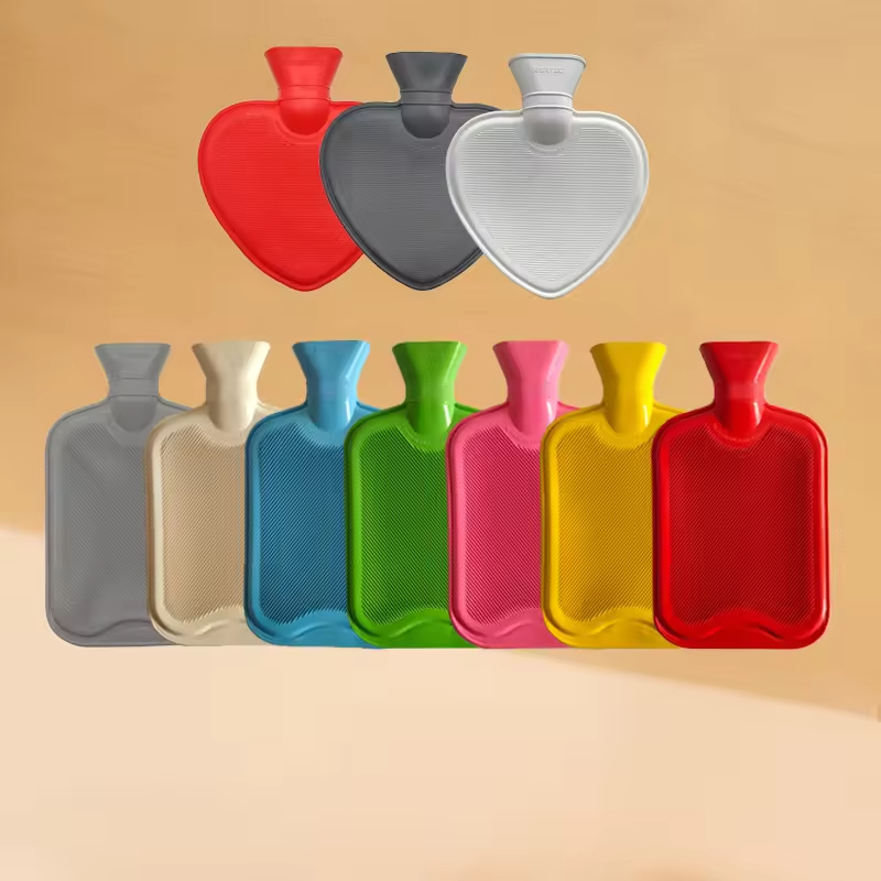 Rubber Hot Water Bag Multi-Shape Collection for Warm Therapy