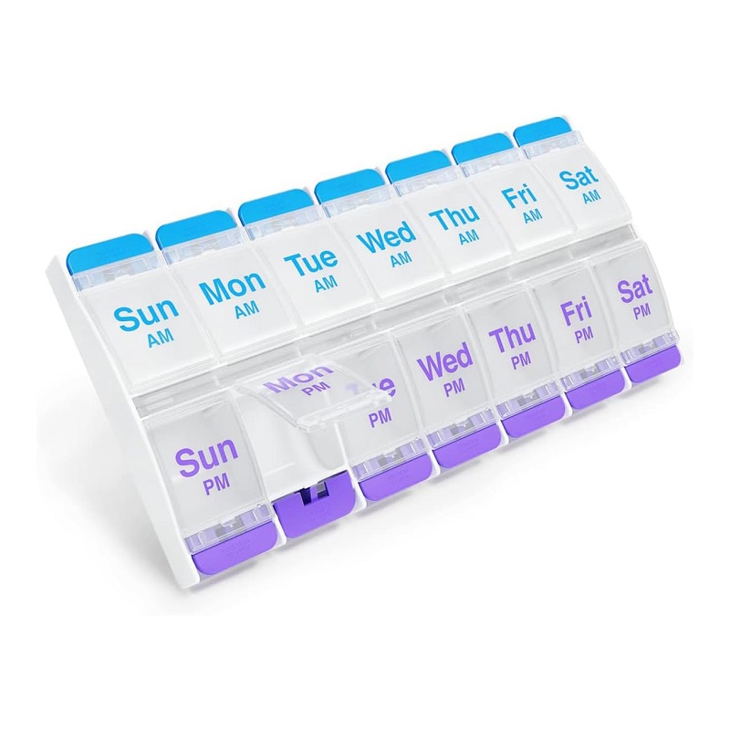 Travel Weekly Pill Organizer Weekly Travel Pill Case