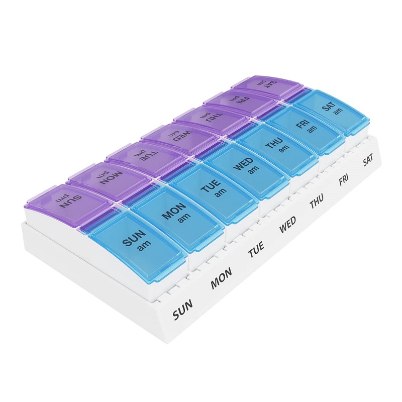 Travel Weekly Pill Organizer Weekly Travel Pill Case