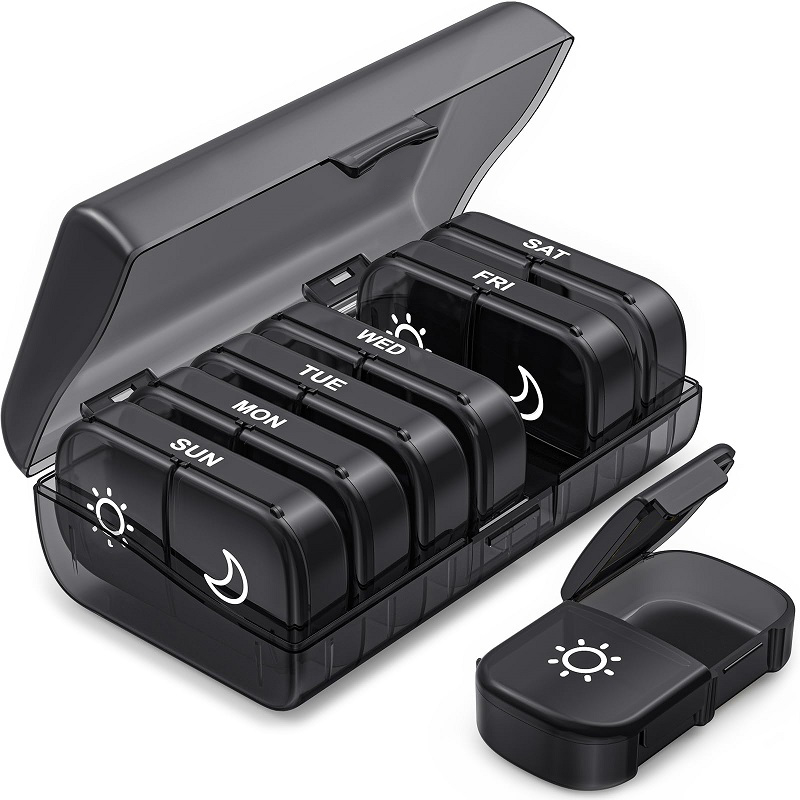 Travel Weekly Pill Organizer Weekly Travel Pill Case