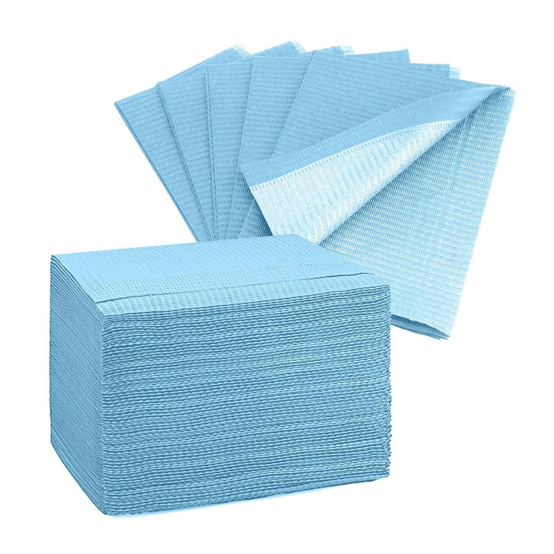 Disposable Dental Bibs 3-Ply Dental Bibs Medical Absorbent Dental Apron