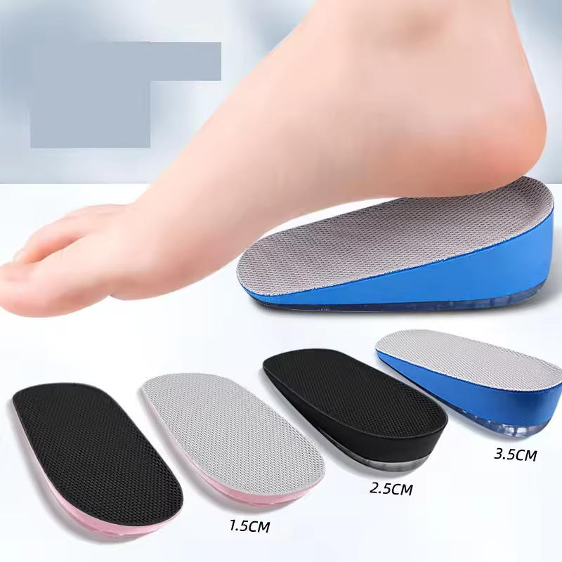Heel Cushions Heel Inserts Half Gel Height Increase Insoles Height Increased Insoles 