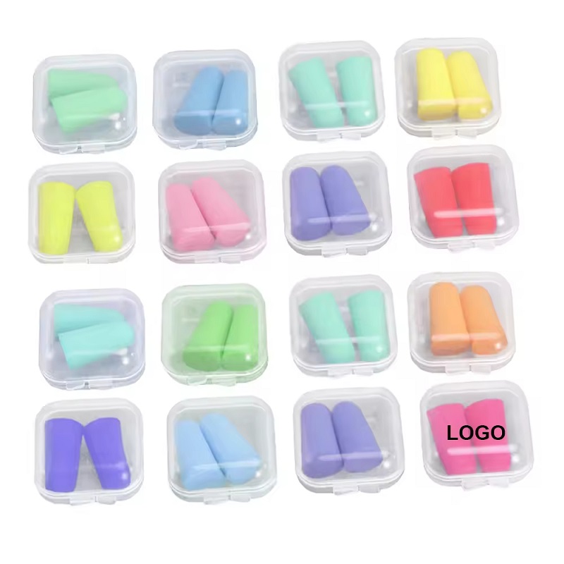Ear Plugs 38dB Ear Plug Foam Earplug with Case for Noise Reduction Disposable Ear Plugs