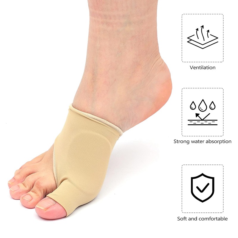 Bunion Corrector Sleeve Gel Cushion Pad for Pain Relief Toe Alignment