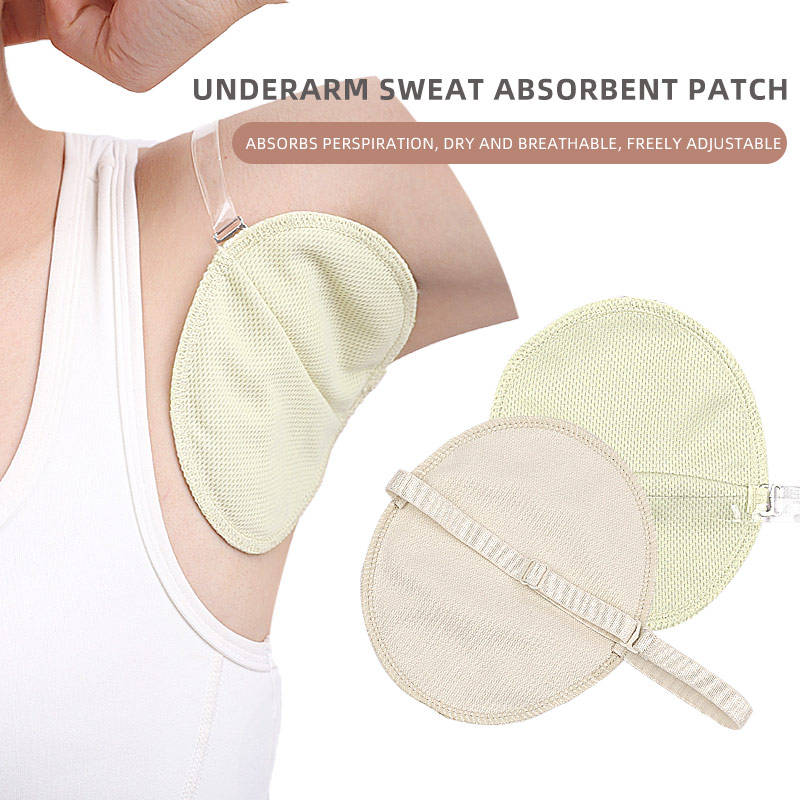 Underarm Sweat Pads Reusable Sweat Absorbing Guards Washable Armpit Sweat Pads