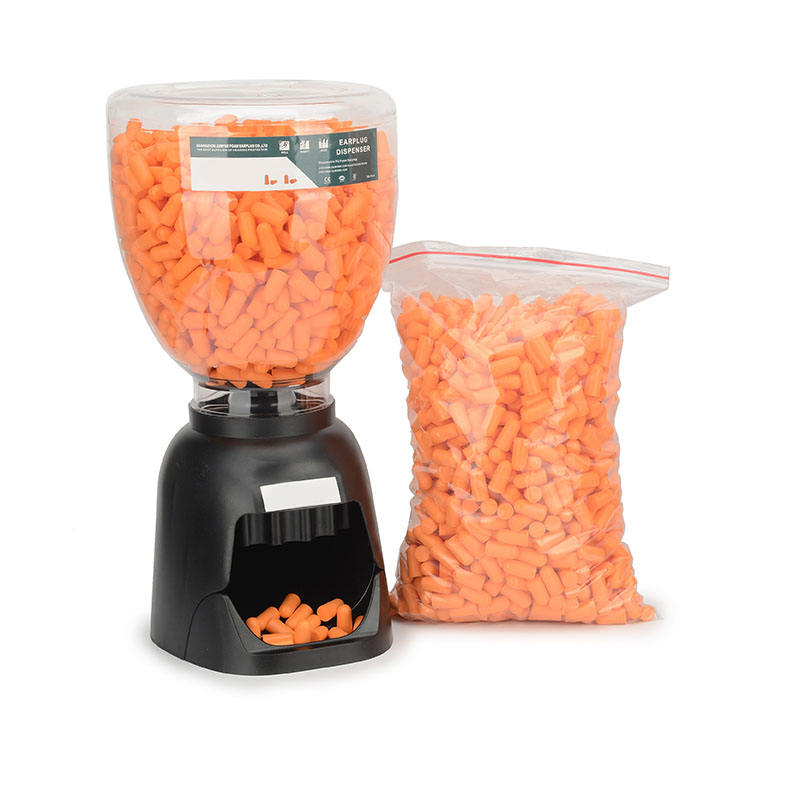 Earplug Dispenser With Disposable PU Foam Earplugs Noise Reduction Hearing Protection
