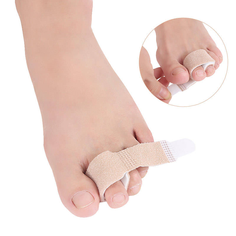 Fabric Toe Splint Toe Cushioned Bandages Finger Protectors Straightener Hammer Toe Separators