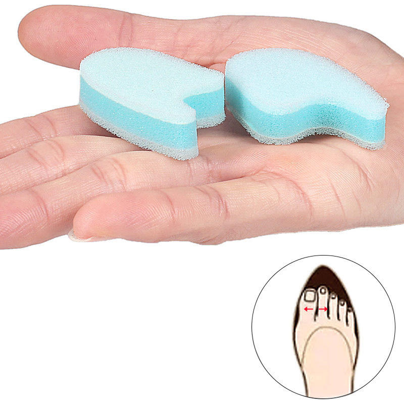 Foam Toe Spacers Sponge Thumb Valgus Corrector Toe Pad Overlapping Toe Orthosis