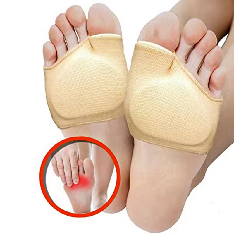 Metatarsal Gel Sleeve Pads Forefoot Cushion & Bunion Corrector