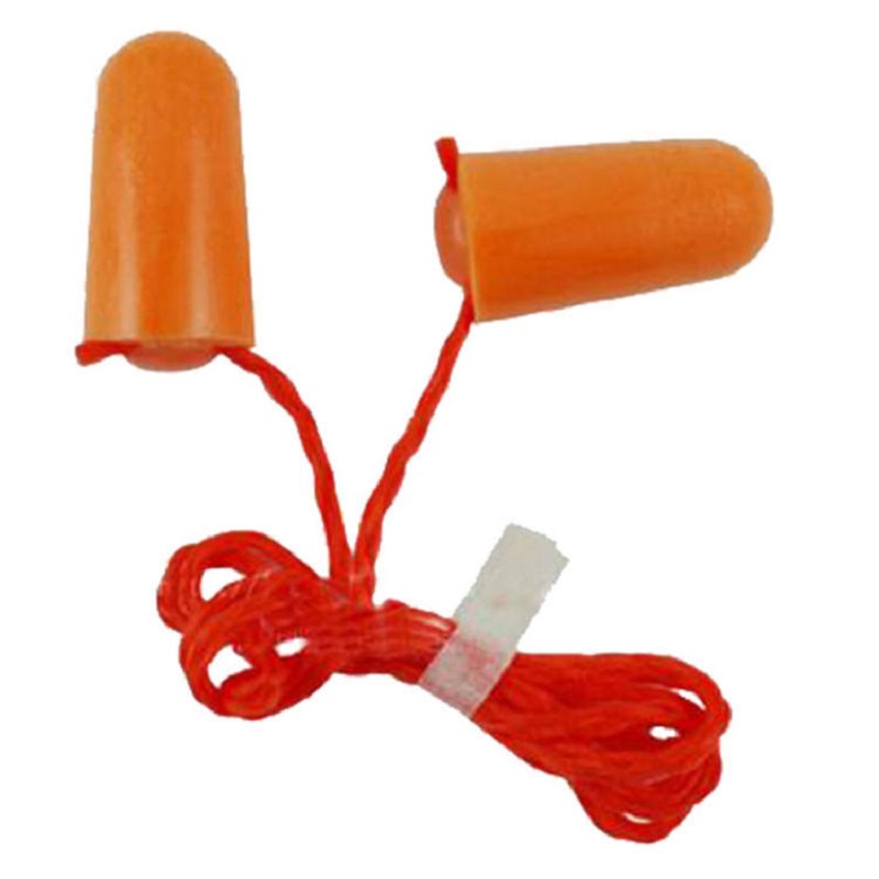 Corded PU Foam Sound Insulation Antinoise Earplugs 1110 Filter Safety Earplug