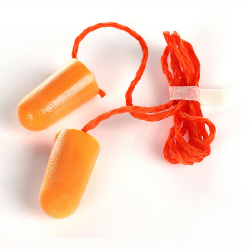 Corded PU Foam Sound Insulation Antinoise Earplugs 1110 Filter Safety Earplug