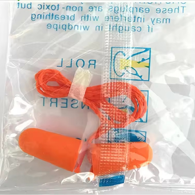 Corded PU Foam Sound Insulation Antinoise Earplugs 1110 Filter Safety Earplug