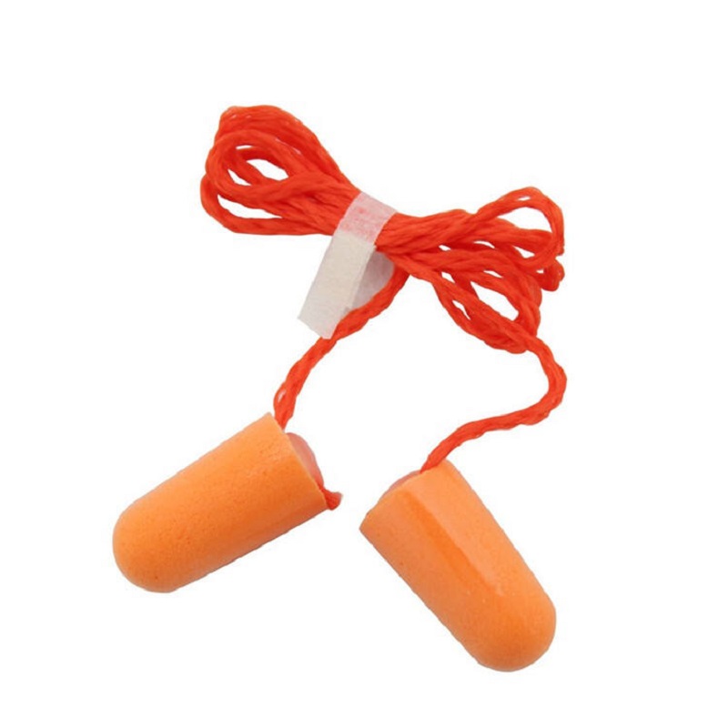 Corded PU Foam Sound Insulation Antinoise Earplugs 1110 Filter Safety Earplug