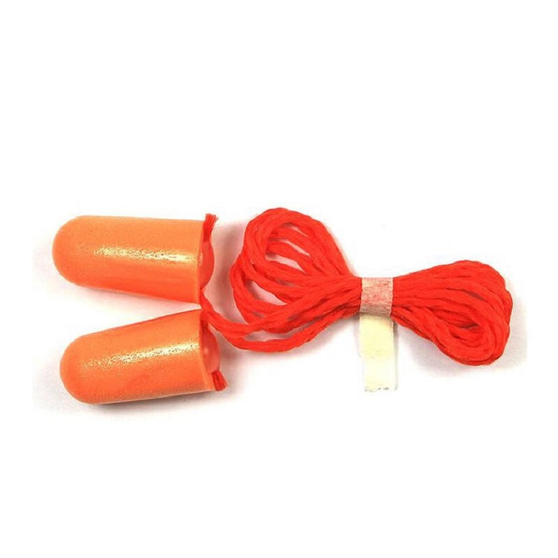 Corded PU Foam Sound Insulation Antinoise Earplugs 1110 Filter Safety Earplug