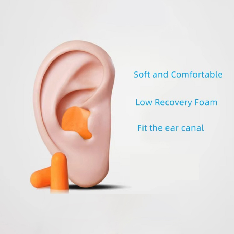 Foam PU Cordless Earplugs for Hearing Conservation