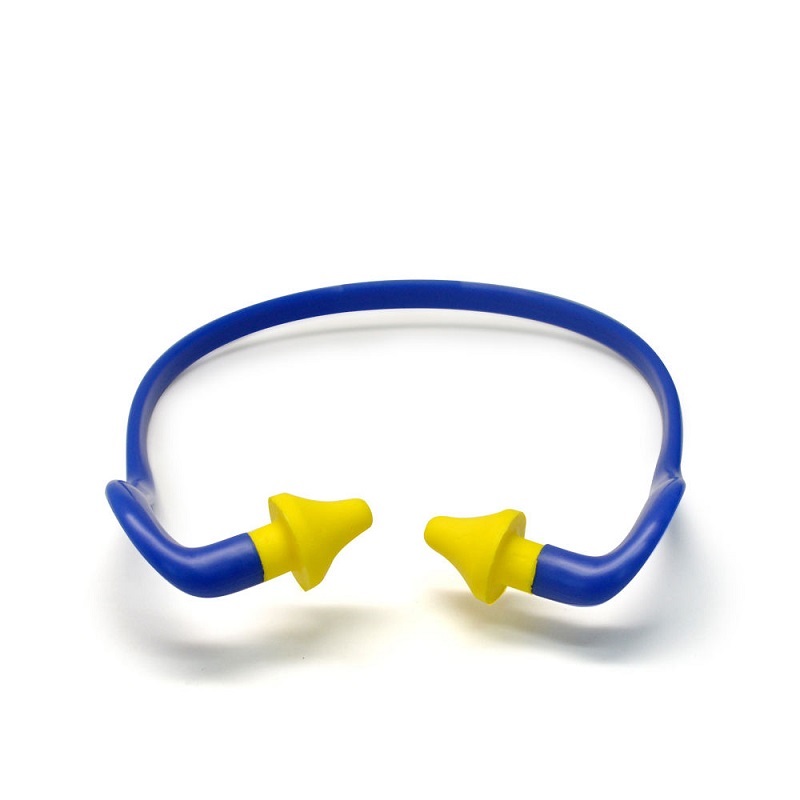 Lightweight Banded Earplugs with Replaceable Foam Pods