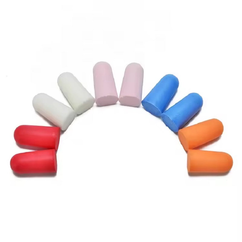  Disposable Sleeping Ear Protection PU Foam Earplugs Noise Reduction Earplugs Bulk Pack