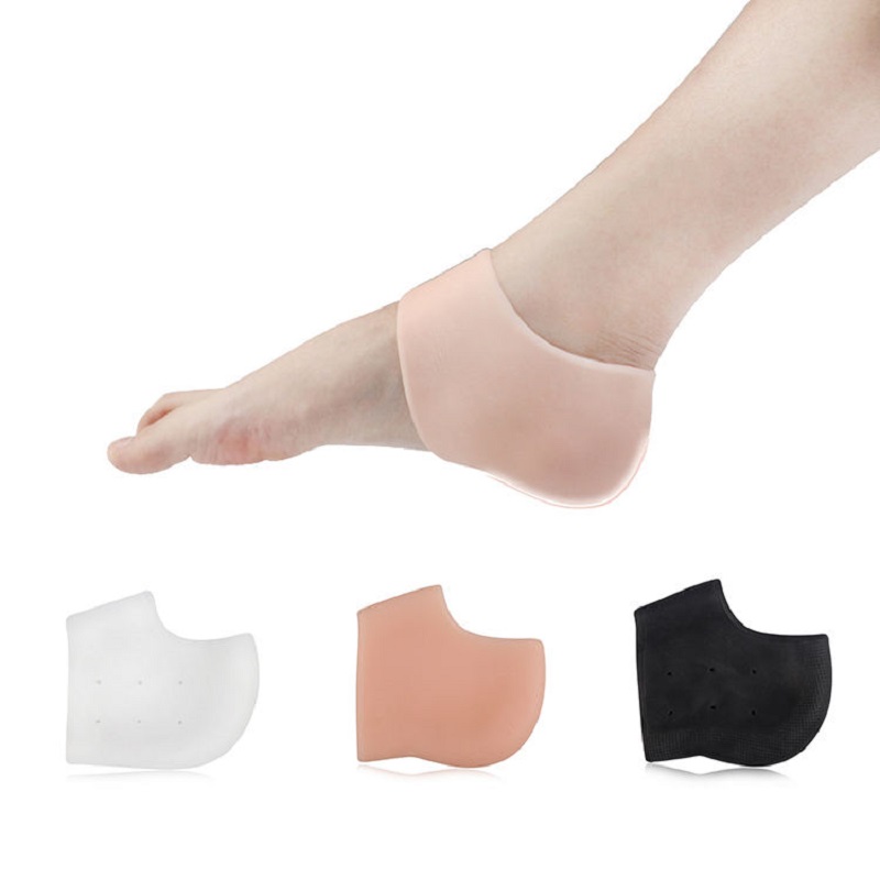 Silicone Heel Pad Gel Heel Protectors Heel Sock Cover Cushion Foot Care