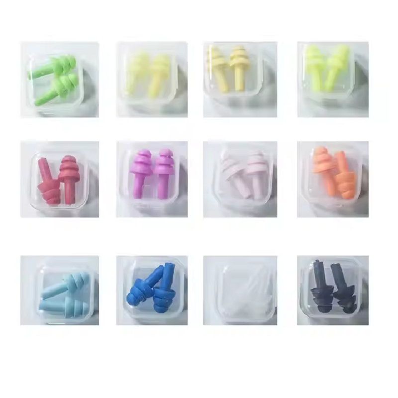 Noise Cancelling Silicone Earplug Sleeping Swimming Industrial Safety Earplugs