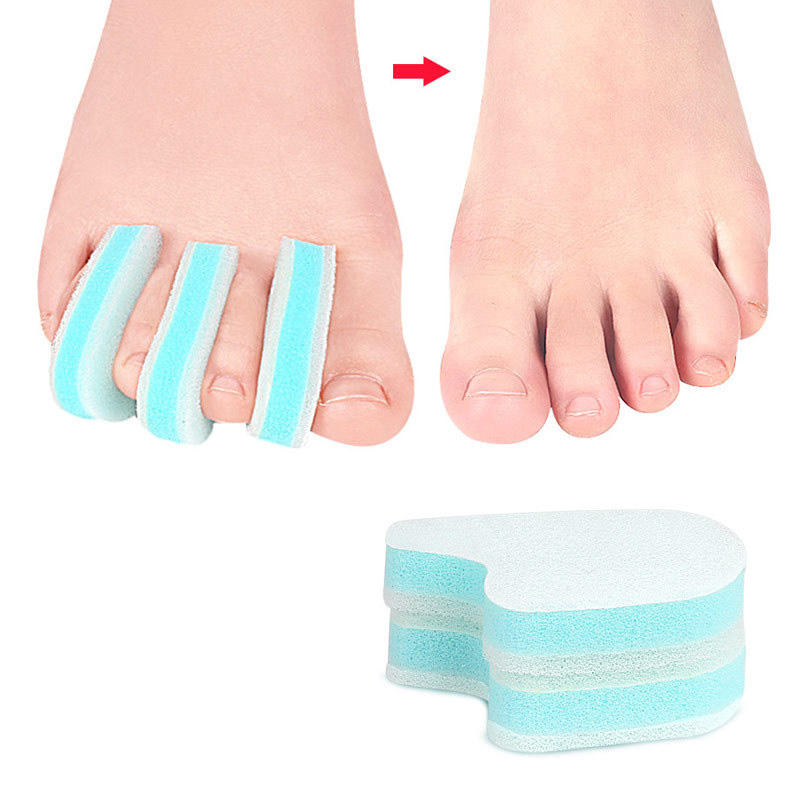 Foam Toe Spacers Sponge Thumb Valgus Corrector Toe Pad Overlapping Toe Orthosis