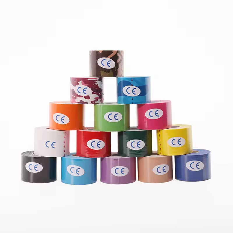Waterproof Polyester Kinesiology Tape Roll Sweat-Resistant, Athletic Grade