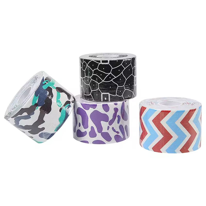 Geometric Printed Kinesiology Tape for Sports Fitness Standard Athletic Series
